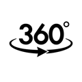 Icone rond 360°