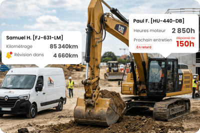 Images de couverture articles de blog BTP heures moteur