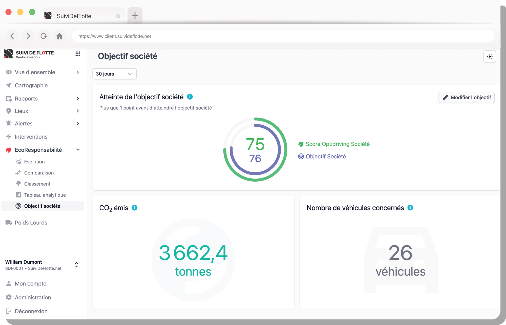 Mockup Objectif société