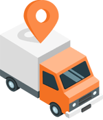 Icone géolocalisation camion