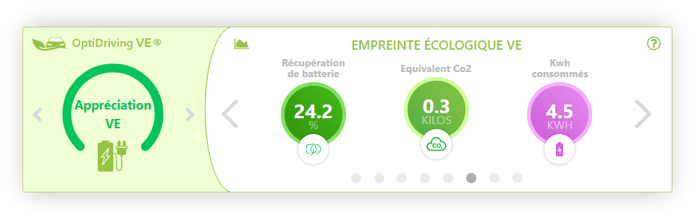 Optidriving pour les véhicules électriques portail SuiviDeFlotte