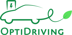 Logo Opti driving pour véhicules électriques